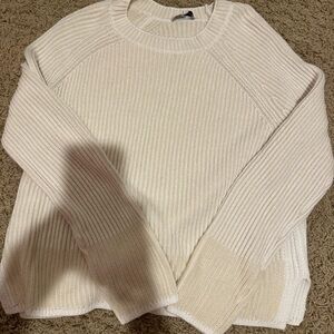 Society Cream Cowl Neck Sweater